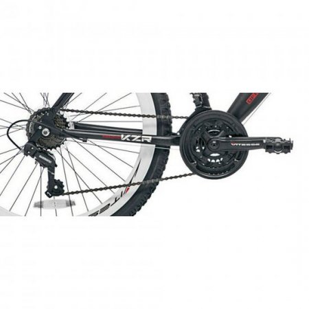 Kent bike 26-inch Men's KZR Front Suspension Mountain Bike, Gray-black