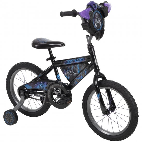 Marvel Black Panther 16\" Boys\' EZ Build Bike Black by Huffy