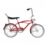 Micargi HERO 20" Beach Cruiser Coaster Brake Single Speed with Banana Seat Stainless Steel Spokes One Piece Crank Alloy Rims 36H Color: Red