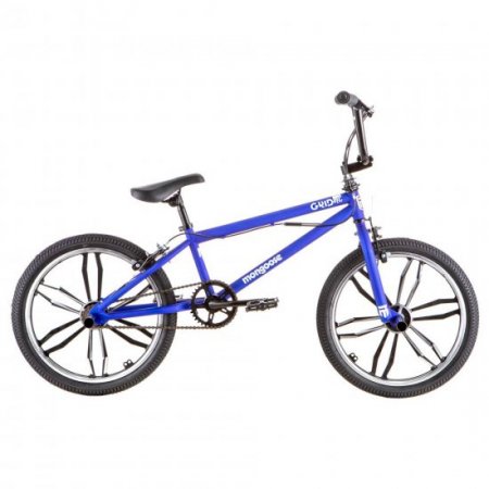 Mongoose Grid Boy's Freestyle bike Mag, Blue