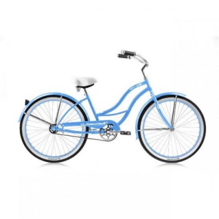 Micargi TAHITI-F-BBL 26 in. Tahiti Women's Beach Cruiser bike, Baby Blue & Baby Blue