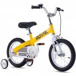 RoyalBaby 16 Inch Formula Toddler and Kids Bike with Training Wheels Child bike Yellow