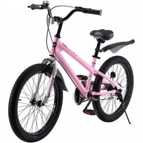 Royalbaby Freestyle Kid's Bike 20 In. Girl's and Boy's Kid's bike Pink and Black with Kickstand