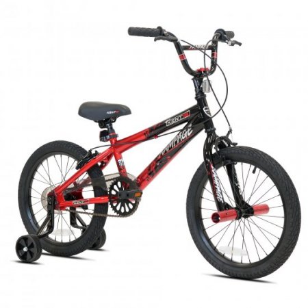 Kent 18 In. Rampage Boy's Bike, Red and Black