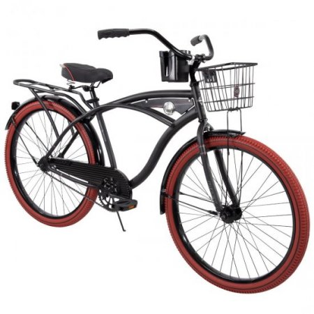 Huffy 26 In. Nel Lusso Men's Cruiser Bike, Black