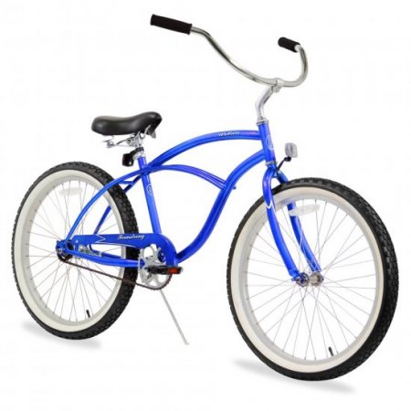 24" Firmstrong Urban Man Single Speed Beach Cruiser bike, Royal Blue