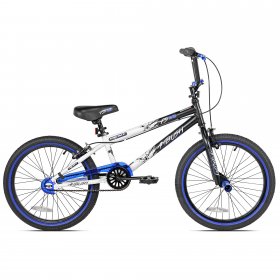 Kent bike 20" Boy's Ambush BMX Bike, Black/Blue