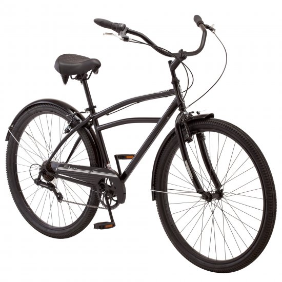 Schwinn Midway Cruiser bike, 29-in. Wheels, 7 Speeds, Black