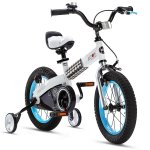RoyalBaby Buttons Blue 14 inch Kid's bike With Training Wheels
