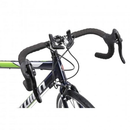 Schwinn Volare 1300 bike 700C, Men's Drop Bar Road, Black with Green accent