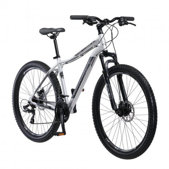 Schwinn Aluminum Comp Mountain Bike, 27.5-inch wheels, mens frame, grey