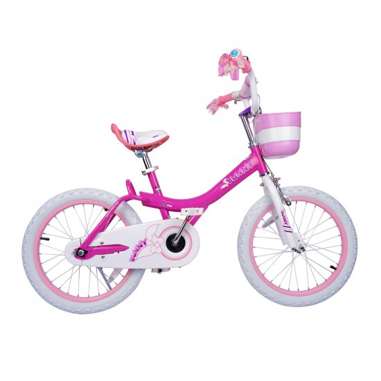 RoyalBaby Bunny Girl\'s Bike Fushcia 18 inch Kid\'s bike