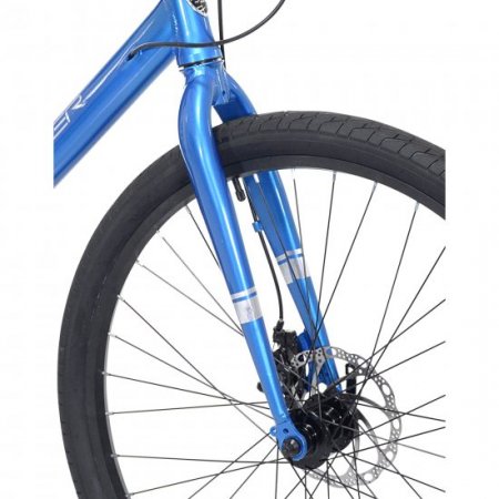 Kent bike 27.5 In. Wanderer Men's Aluminum All-Terrain Bike with Dual Disc Brakes and 9 Speeds, Blue