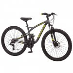 Mongoose Status Mountain Bike for Men and Women, Charcoal, Style Uni Full and Susp