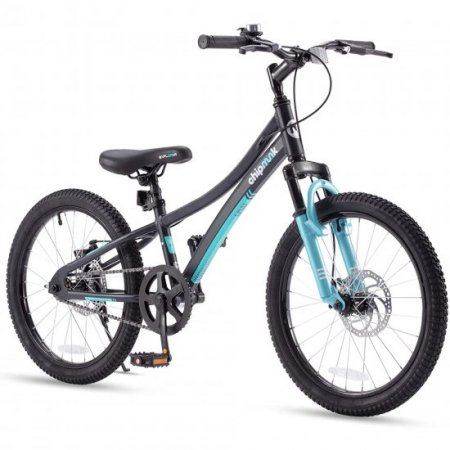 Royalbaby Explorer 20 In. Children's bike, Black and Blue