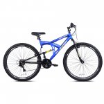 Kent 29 In. Flexor Men's Dual Suspension Mountain Bike, Blue