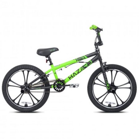 Kent Maddgear 20 In. Hazard Mag Wheel Boy's Bike, Green and Black