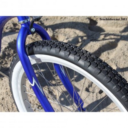 24" Firmstrong Urban Man Single Speed Beach Cruiser bike, Royal Blue