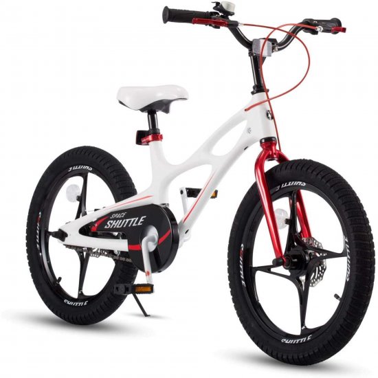 RoyalBaby 18 inch Magnesium Space Shuttle Kid\'s Bike, White