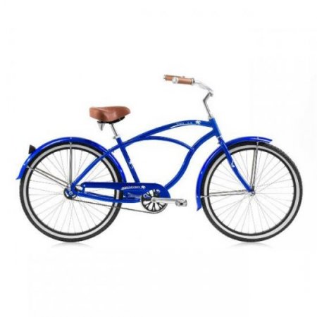 Micargi TAHITI-M-DBL 26 in. Tahiti Mens Beach Cruiser bike, Dark Blue & Black