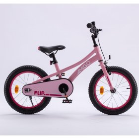 RoyalBaby Flip Kids Bike Boys Girls 18 Inch bike with Kickstand Pink