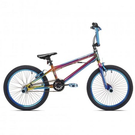 Kent bike 20-inch Girl's Fantasy BMX bike, Multicolor Iridescent