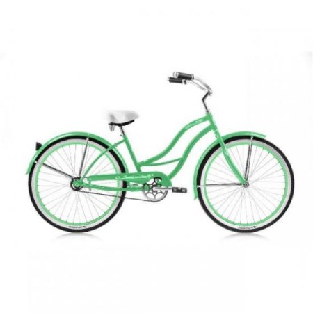 Micargi TAHITI-F-MGRN 26 in. Tahiti Women's Beach Cruiser bike, Mint Green & Mint Green