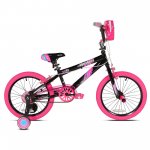 Kent bike 18 inch Girl's Sparkles bike, Black and Pink