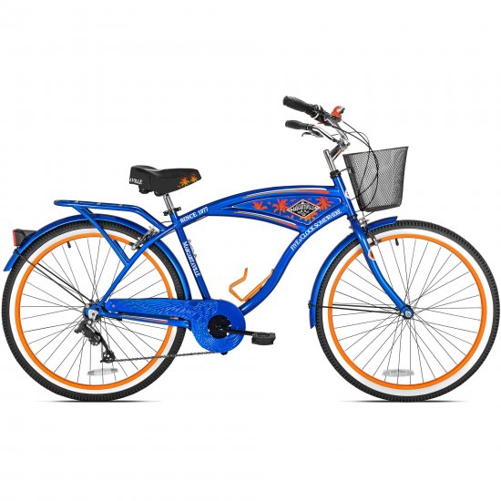 BCA 26\" Margaritaville Multi-Speed Cruiser Men\'s Bike, Blue