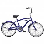 Micargi JETTA 20' Beach Cruiser Coaster Brake Single Speed Stainless Steel Spokes One Piece Crank Alloy Rims 36H Color: BLUE