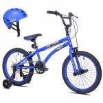 Kent bike 18" Slipstream bike with Helmet, Blue