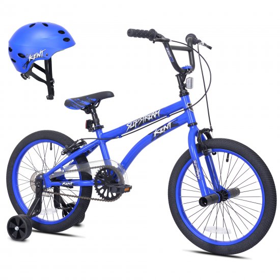 Kent bike 18\" Slipstream bike with Helmet, Blue