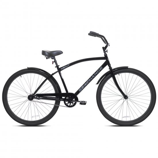 Kent bike 29\" Men\'s Seachange Beach Cruiser bike, Black