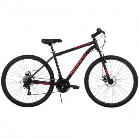 Huffy 27.5 In. Range line Men's Mountain Bike, Black and Red