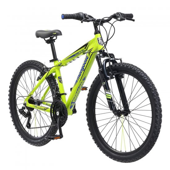 Mongoose Mech bike-Color:Green,Size:24\",Style:Boy\'s ATB