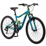 Mongoose Status 2.2 bike-Color: Teal, Size: 26 In. , Style: Women's Full/Susp