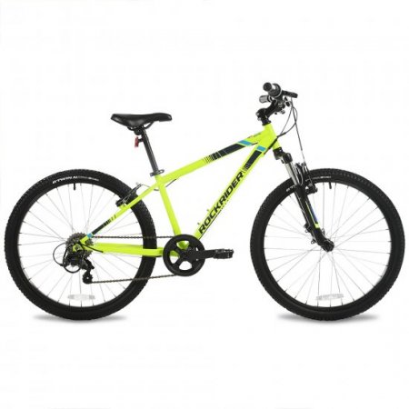 Decathlon Rockrider ST500, Mountain bike, 24 In., Kids 4 Ft. 5 In. to 4 Ft. 11 In.