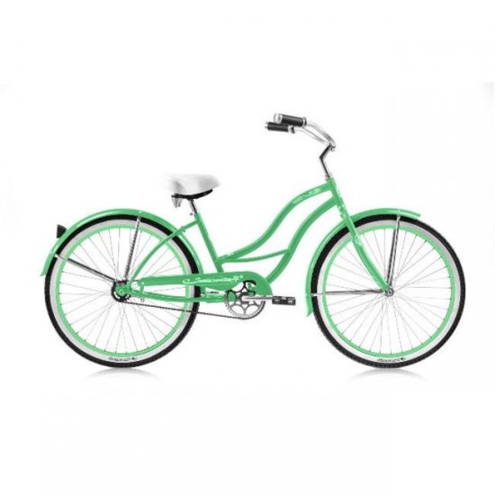 Micargi TAHITI-F-MGRN 26 in. Tahiti Women\'s Beach Cruiser bike, Mint Green & Mint Green