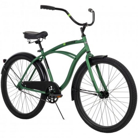 Huffy 26" Cranbrook Men's Beach Cruiser Comfort Bike, Green