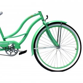 Micargi TAHITI-F-MGRN 26 in. Tahiti Women's Beach Cruiser bike, Mint Green & Mint Green