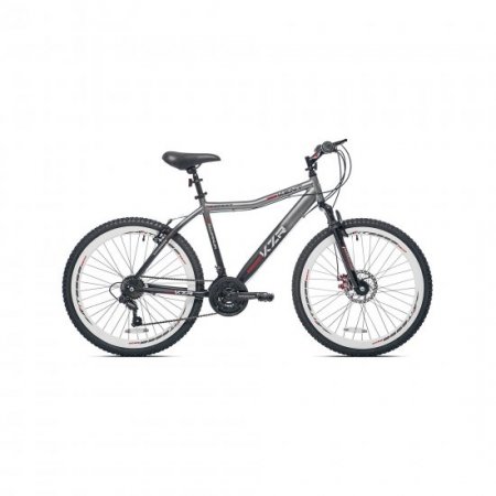 Kent bike 26-inch Men's KZR Front Suspension Mountain Bike, Gray-black