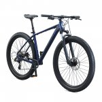 Schwinn Axum DP Mountain Bike with Mechanical Seat Post, Large 19-Inch Men's Style Frame, Blue