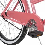 Huffy 24 In. Cranbrook Girls' Beach Cruiser Bike for Women, Coral Pink