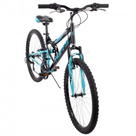 Huffy 26" Trail Runner Women's Full Suspension Mountain Bike, Black