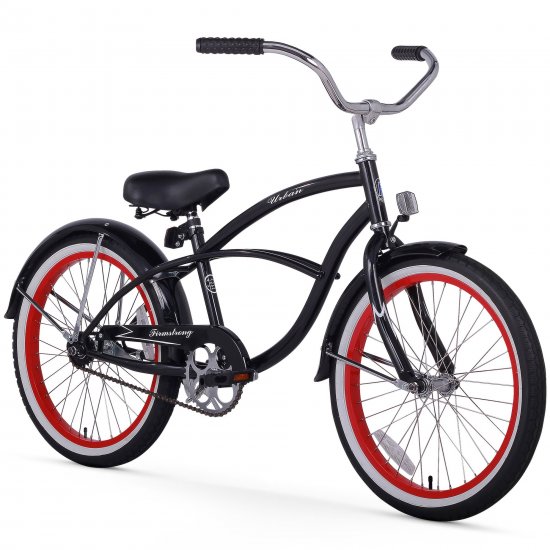 Firmstrong Urban Boy, 20\", Boy\'s, Single Speed, Black/Red