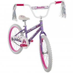 Huffy 20 inch Sea Star Girl's Sidewalk bike, purple and pink