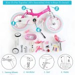 Royalbaby Bunny Girls Bike Fuchsia 12 In Kids bike