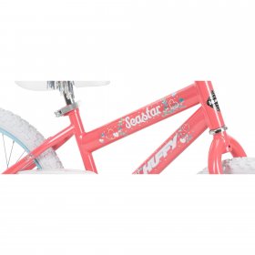 Huffy 18" Sea Star Girls' sidewalk Bike, Coral Pink