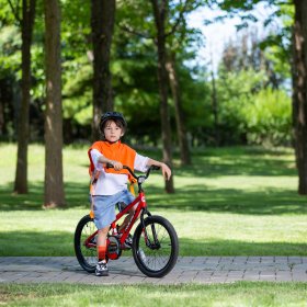 Royalbaby Chipmunk Rocket 18in bike Kids Bike for Boys Red Color