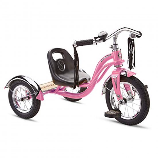 Schwinn Roadster Kids Tricycle, Classic Tricycle, Pink